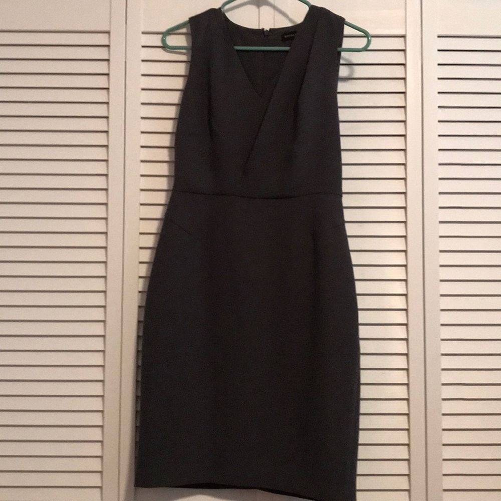 Banana Republic Knee Length Gray Dress